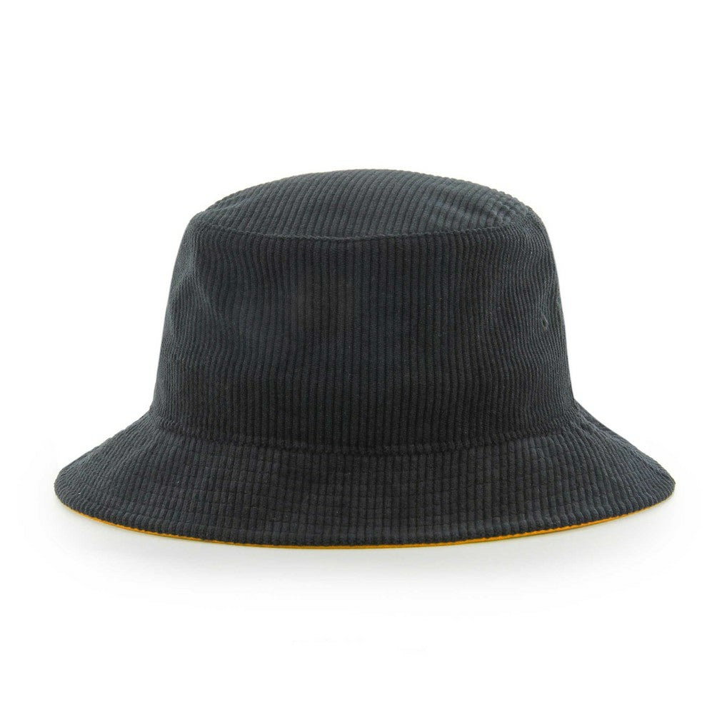 Pittsburgh Steelers '47 Thick Cord Bucket Hat Black - 47 brand