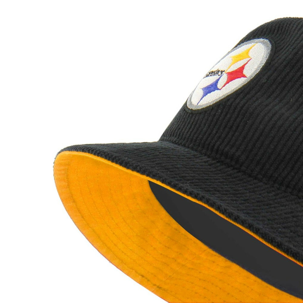 Pittsburgh Steelers '47 Thick Cord Bucket Hat Black - 47 brand