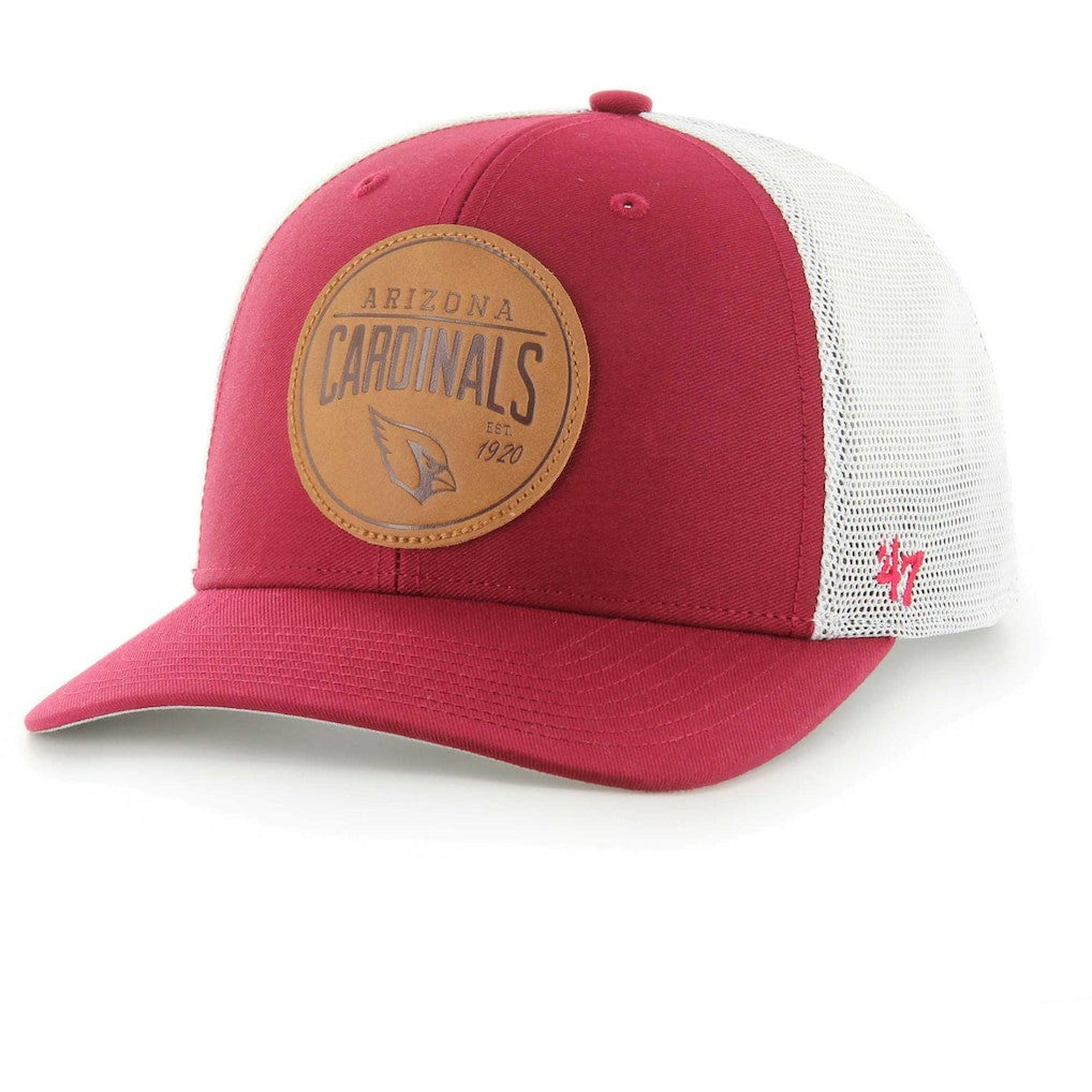 Arizona Cardinals '47 Leather Head Flex Hat Cardinal - 47 brand