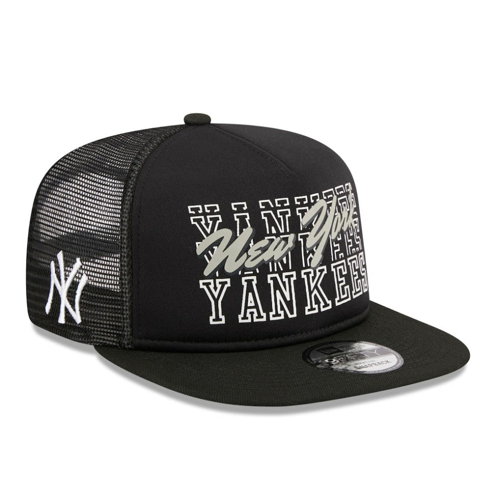 New York Yankees New Era  Street Team A-Frame Trucker 9FIFTY Snapback Hat Sale