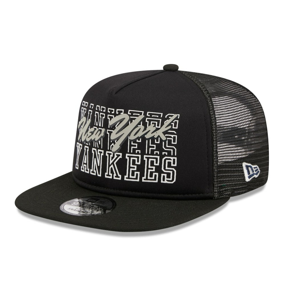New York Yankees New Era  Street Team A-Frame Trucker 9FIFTY Snapback Hat Sale