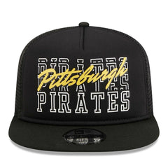 Pittsburgh Pirates New Era  Street Team A-Frame Trucker 9FIFTY Snapback Hat On Sale