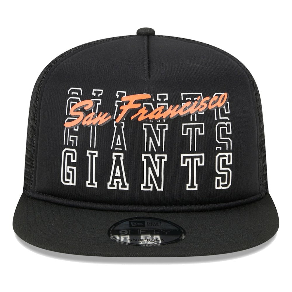 San Francisco Giants New Era  Street Team A-Frame Trucker 9FIFTY Snapback Hat Sale