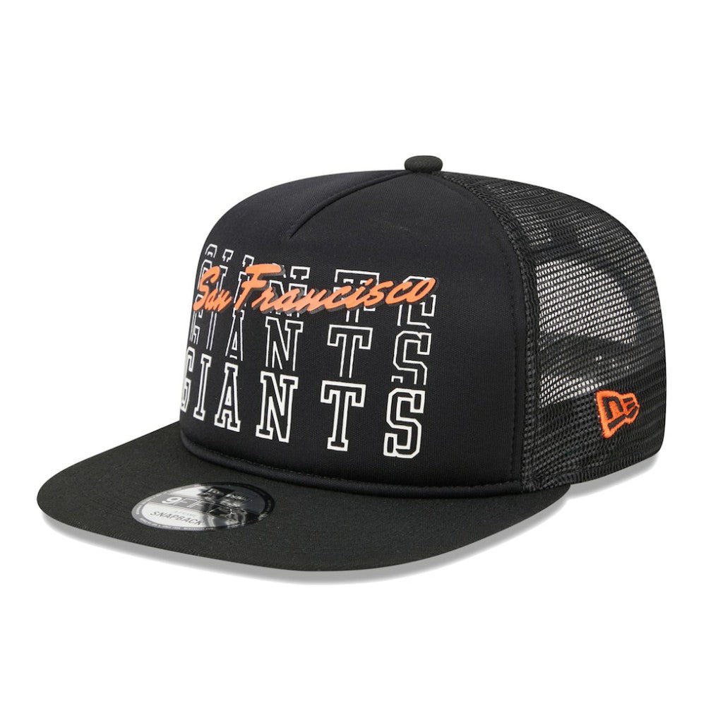 San Francisco Giants New Era  Street Team A-Frame Trucker 9FIFTY Snapback Hat Sale