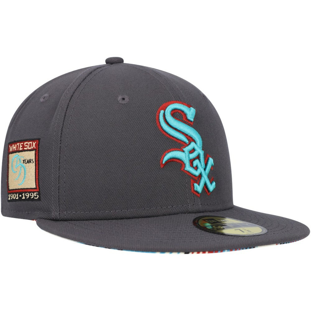 Chicago White Sox New Era  Print Undervisor 59FIFTY Fitted Hat discount