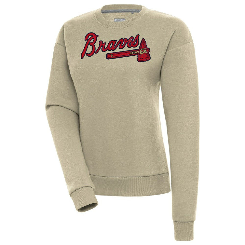 Atlanta Braves Antigua Women's Victory Pullover Sweatshirt Sale