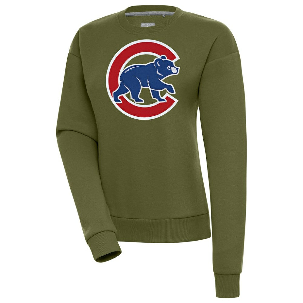 Chicago Cubs Antigua Women's Victory Pullover Sweatshirt Clearance