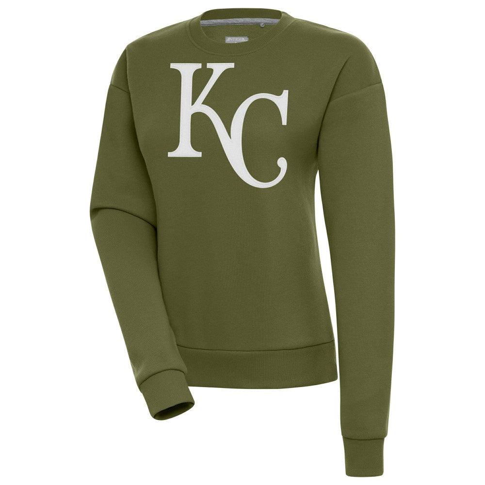 Kansas City Royals Antigua Women's Victory Pullover Sweatshirt On Sale