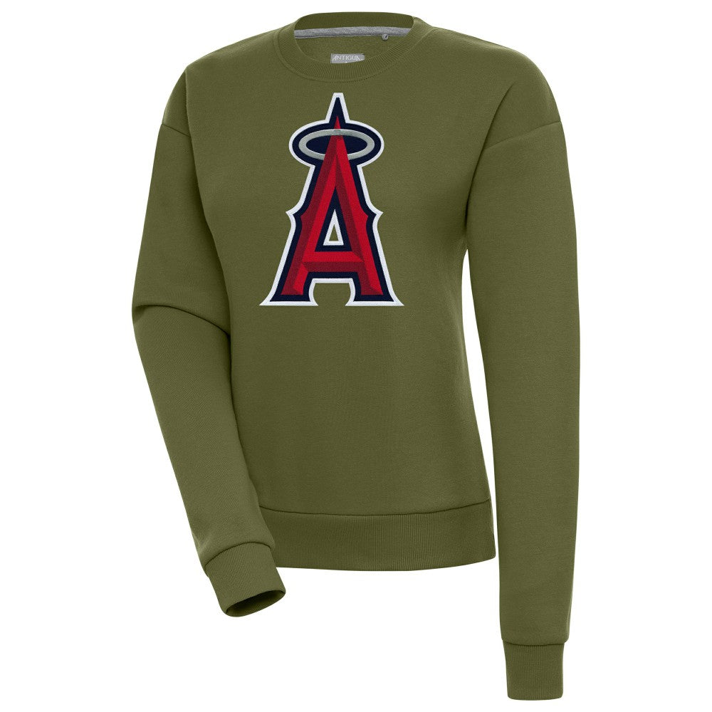 Los Angeles Angels Antigua Women's Victory Pullover Sweatshirt for sale