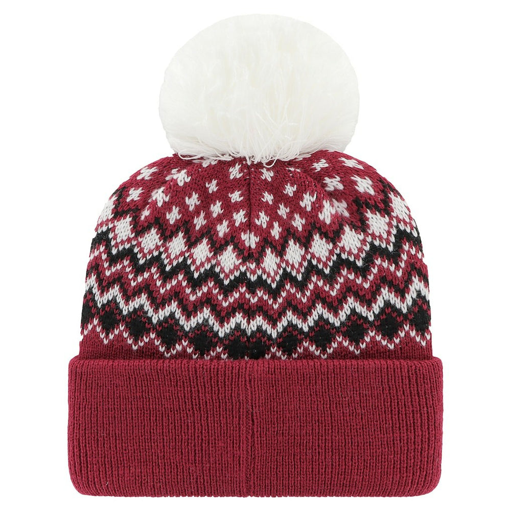 Arizona Cardinals '47 Women's Elsa Cuffed Knit Hat with Pom Cardinal - 47 brand