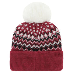 Arizona Cardinals '47 Women's Elsa Cuffed Knit Hat with Pom Cardinal - 47 brand