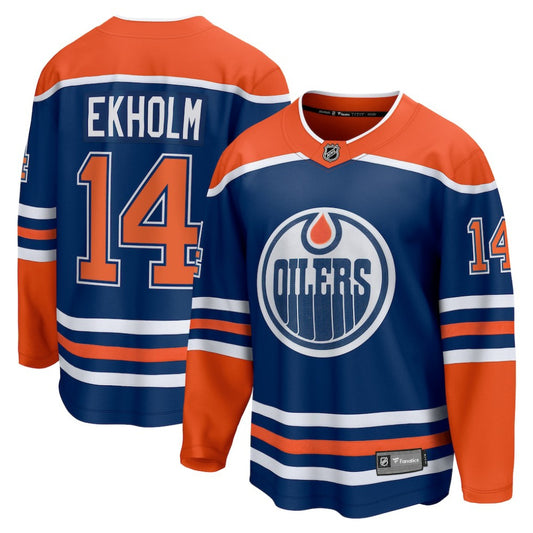 Mattias Ekholm Edmonton Oilers Fanatics Home Breakaway Jersey - Royal | NHL Jerseys