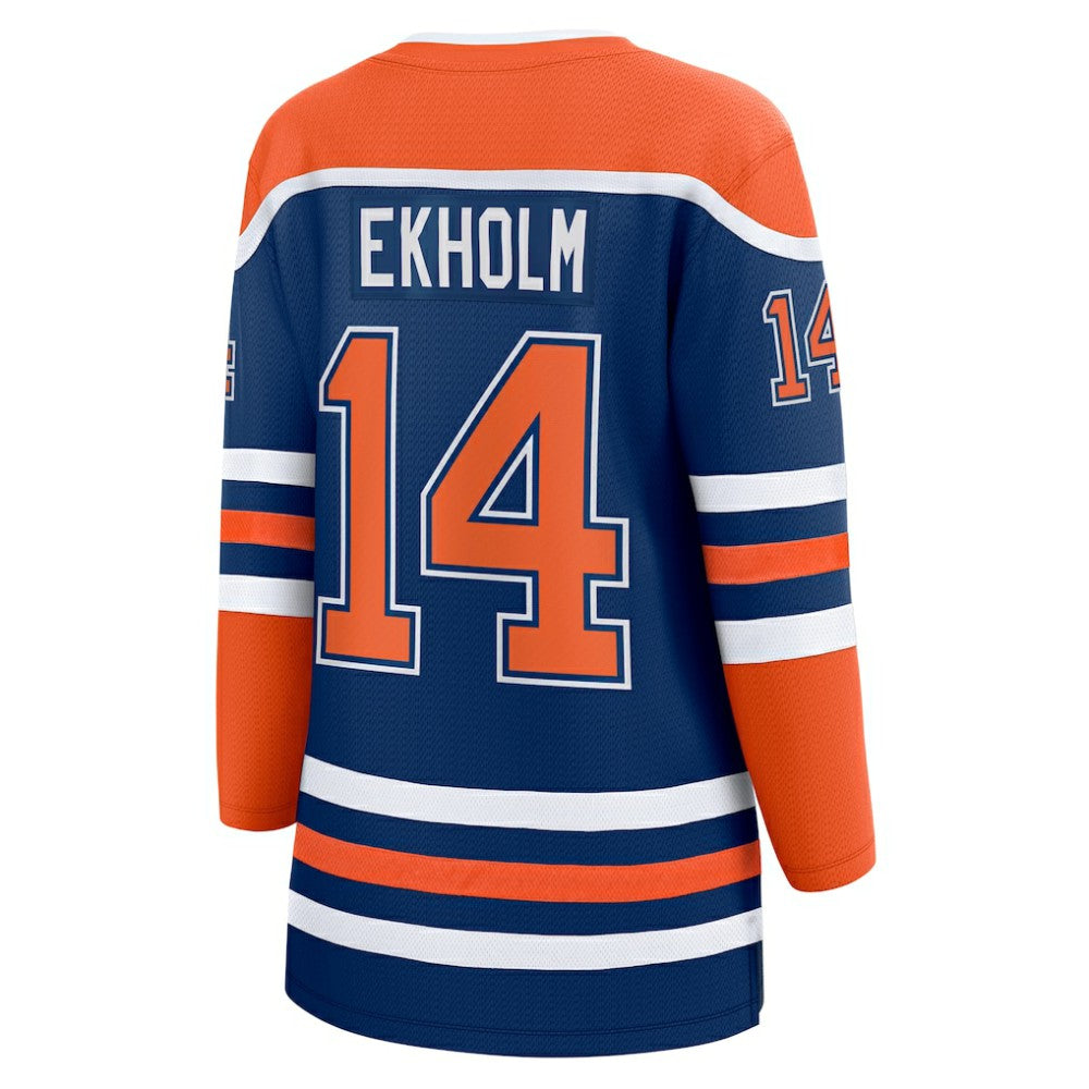 Mattias Ekholm Edmonton Oilers - Women's Fanatics Home Breakaway Jersey Royal