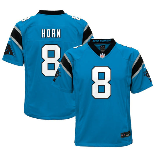 Jaycee Horn Carolina Panthers Youth Game Jersey - Blue | NFL Jerseys