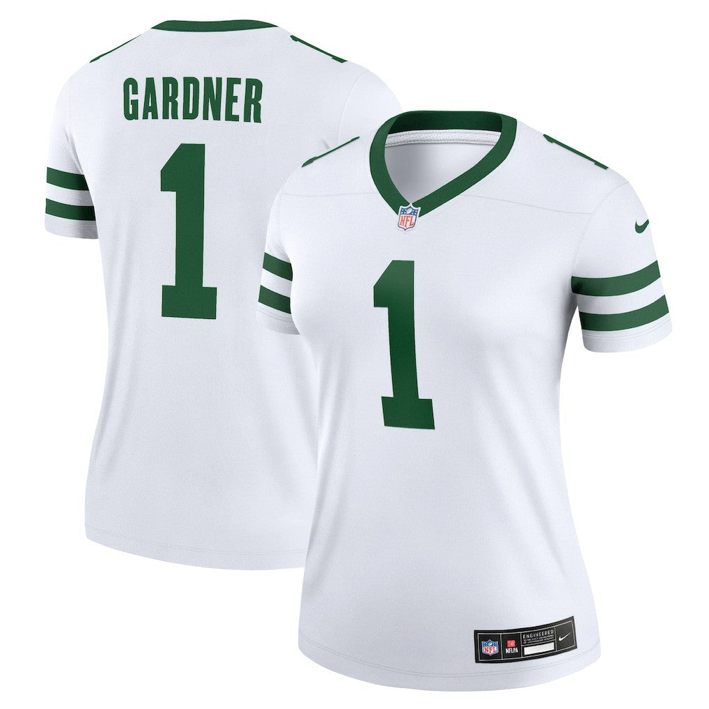 Ahmad Sauce Gardner New York Jets Women's Legend Player Performance Top Legacy White - Nike