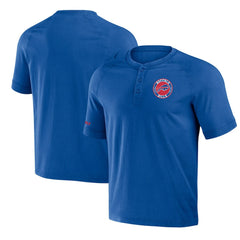 Buffalo Bills NFL x Darius Rucker Collection Washed Raglan Henley T-Shirt Royal - Fanatics