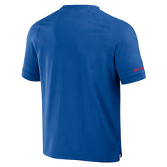 Buffalo Bills NFL x Darius Rucker Collection Washed Raglan Henley T-Shirt Royal - Fanatics