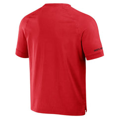 Kansas City Chiefs NFL x Darius Rucker Collection Washed Raglan Henley T-Shirt Red - Fanatics