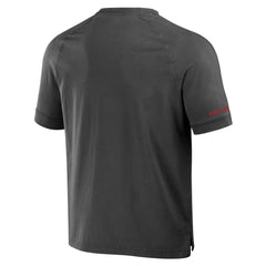 Tampa Bay Buccaneers NFL x Darius Rucker Collection Washed Raglan Henley T-Shirt Pewter - Fanatics