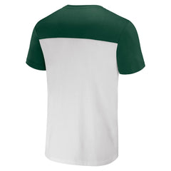 Green Bay Packers NFL x Darius Rucker Collection Colorblocked T-Shirt White/Green - Fanatics