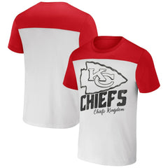 Kansas City Chiefs NFL x Darius Rucker Collection Colorblocked T-Shirt Cream - Fanatics