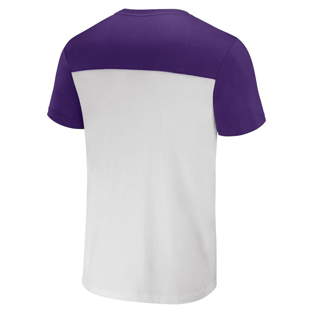 Minnesota Vikings NFL x Darius Rucker Collection Colorblocked T-Shirt Cream - Fanatics