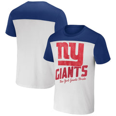 New York Giants NFL x Darius Rucker Collection Colorblocked T-Shirt Cream - Fanatics