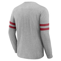 Arizona Cardinals NFL x Darius Rucker Collection Henley Long Sleeve T-Shirt Heather Gray - Fanatics