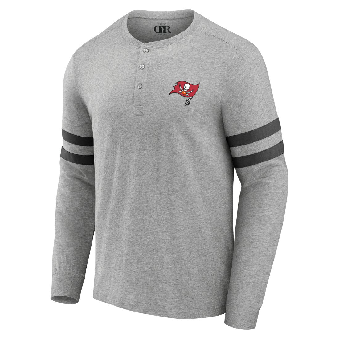 Tampa Bay Buccaneers NFL x Darius Rucker Collection Henley Long Sleeve T-Shirt Heather Gray - Fanatics