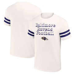 Baltimore Ravens NFL x Darius Rucker Collection Vintage T-Shirt Cream - Fanatics