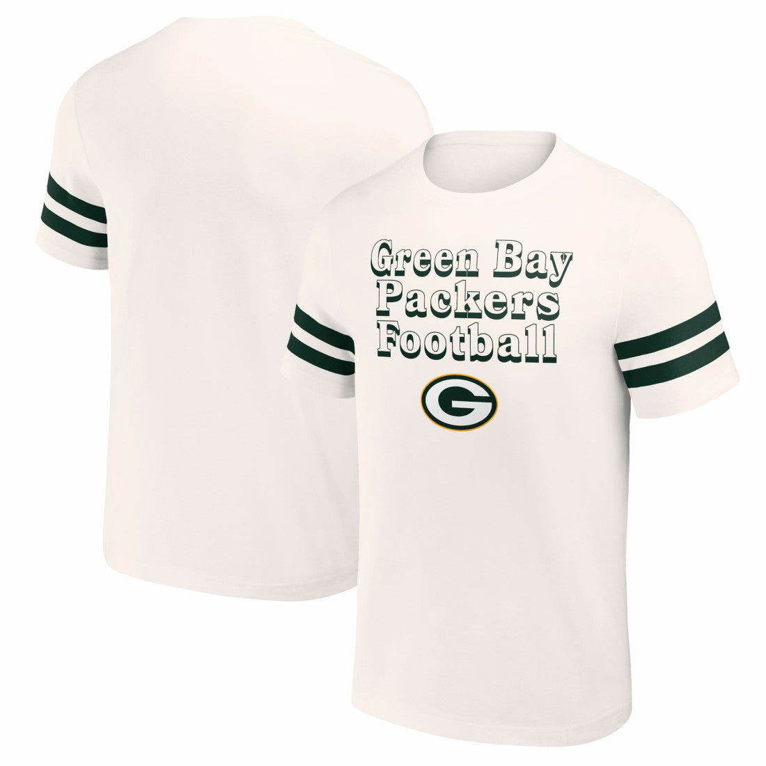 Green Bay Packers NFL x Darius Rucker Collection Vintage T-Shirt Cream - Fanatics