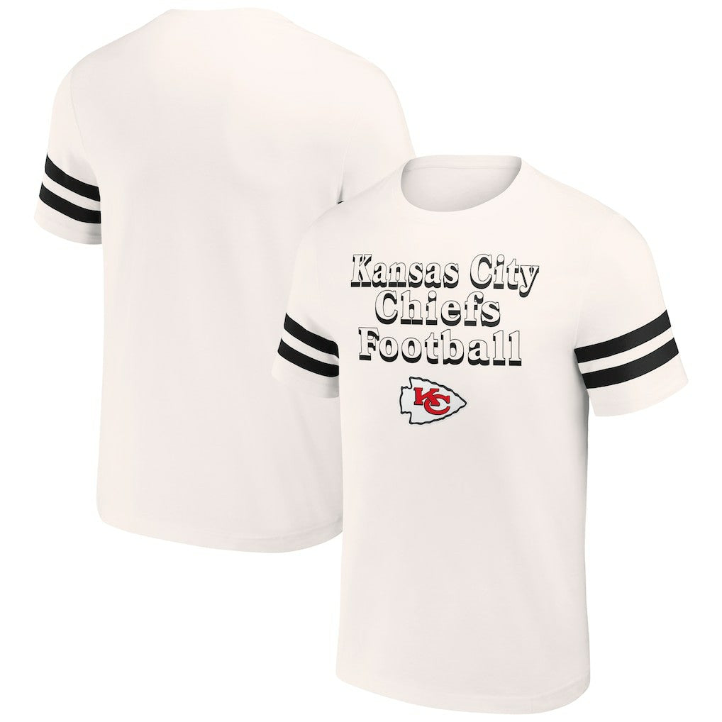 Kansas City Chiefs NFL x Darius Rucker Collection Vintage T-Shirt Cream - Fanatics