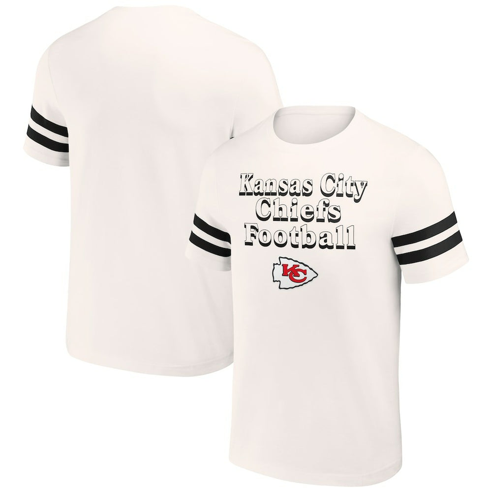 Kansas City Chiefs NFL x Darius Rucker Collection Vintage T-Shirt Cream - Fanatics