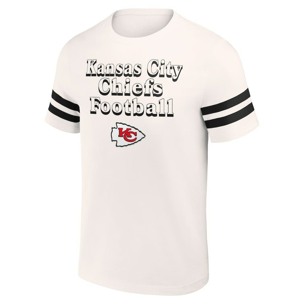Kansas City Chiefs NFL x Darius Rucker Collection Vintage T-Shirt Cream - Fanatics
