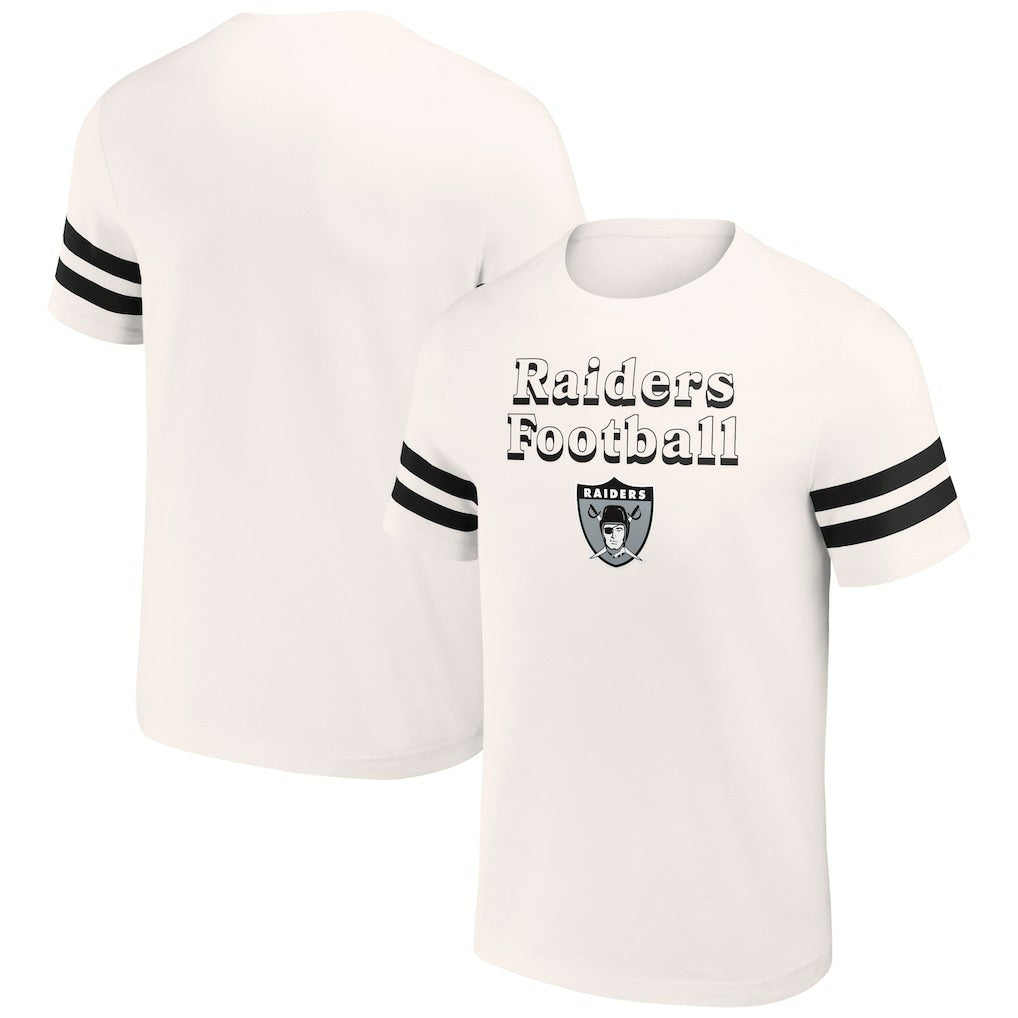 Las Vegas Raiders NFL x Darius Rucker Collection Vintage T-Shirt Cream - Fanatics