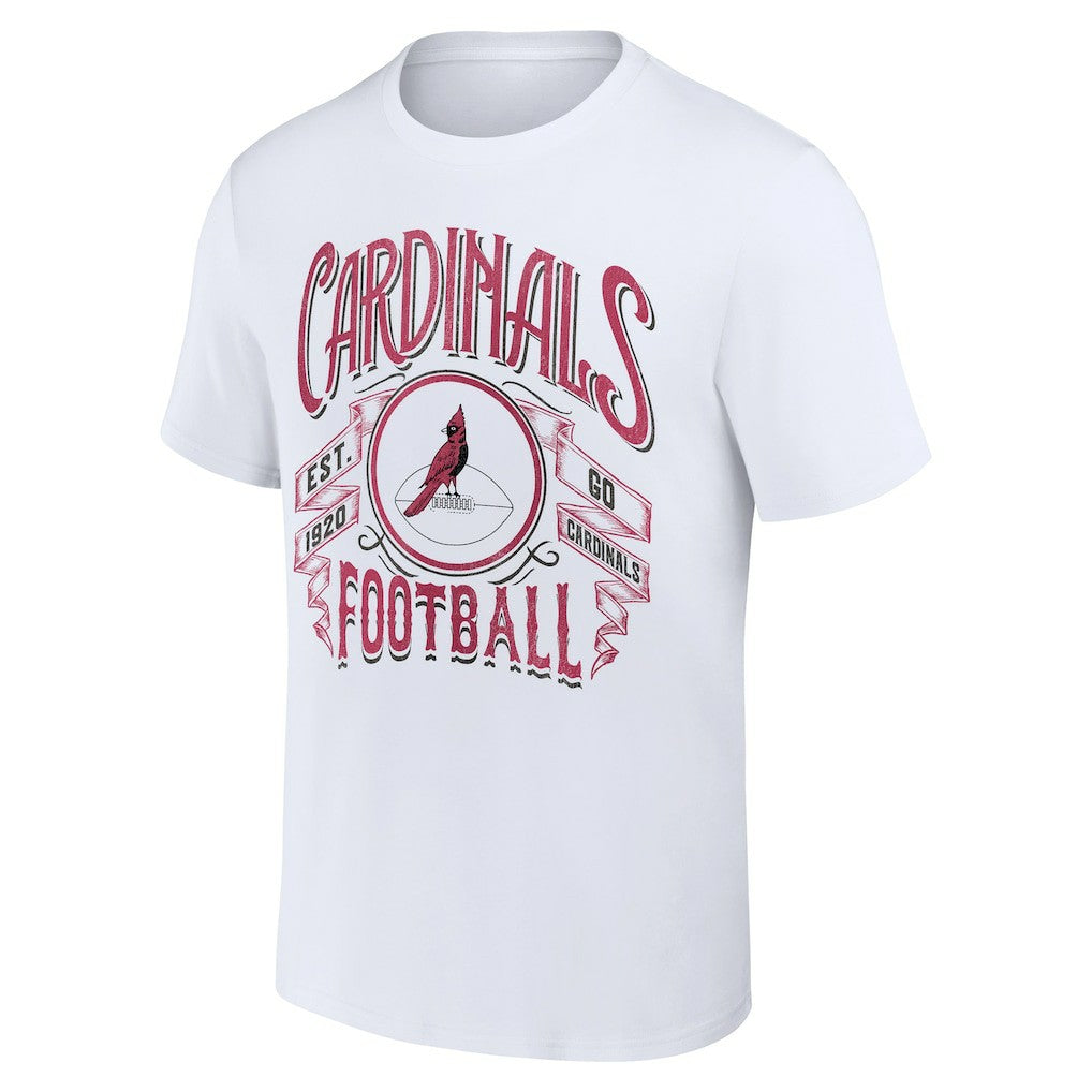 Arizona Cardinals NFL x Darius Rucker Collection Vintage Football T-Shirt White - Fanatics