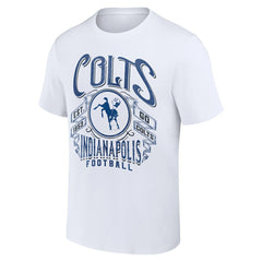 Indianapolis Colts NFL x Darius Rucker Collection Vintage Football T-Shirt White - Fanatics