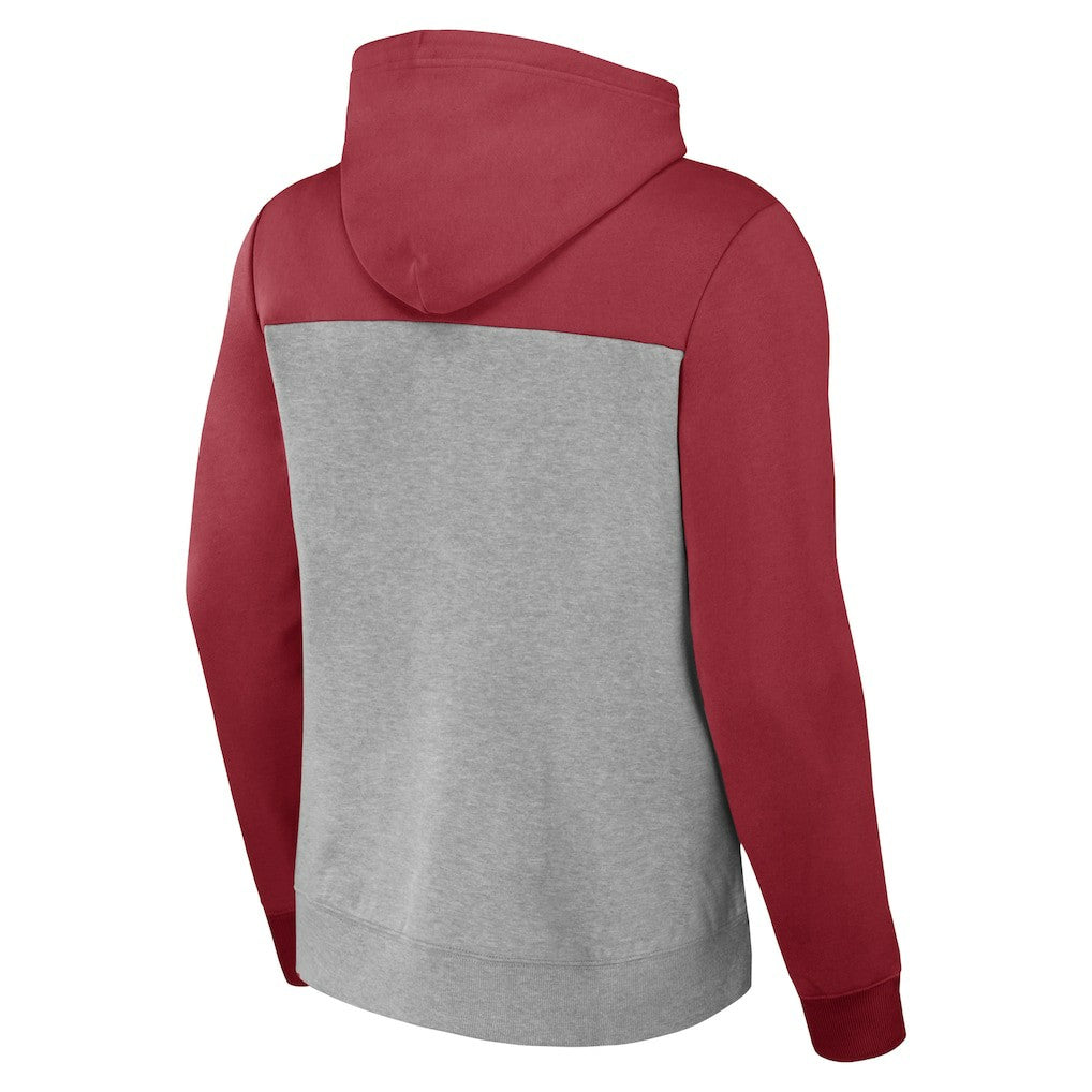 Arizona Cardinals NFL x Darius Rucker Collection Color Blocked Pullover Hoodie Heather Gray - Fanatics