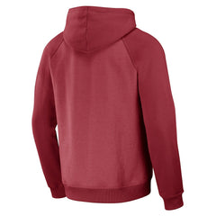 Arizona Cardinals NFL x Darius Rucker Collection Raglan Full-Zip Hoodie Cardinal - Fanatics