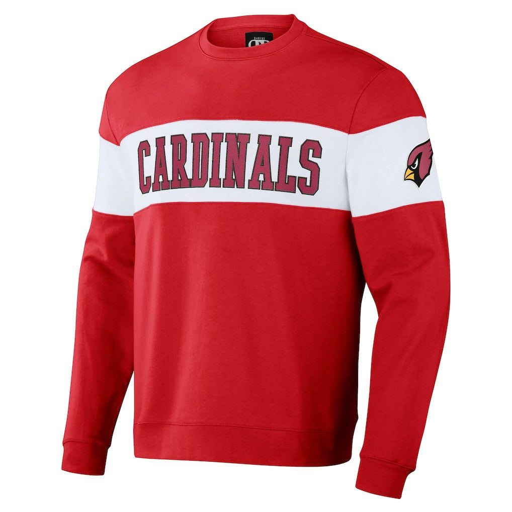 Arizona Cardinals NFL x Darius Rucker Collection Team Color & White Pullover Sweatshirt Cardinal - Fanatics