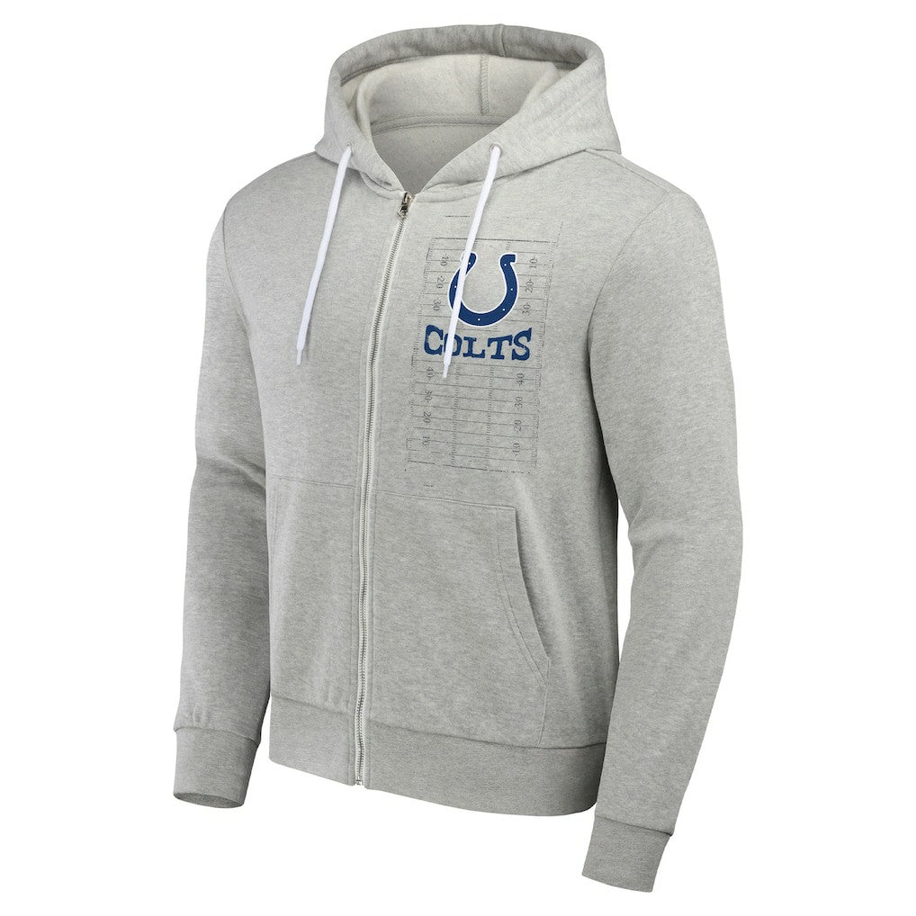 Indianapolis Colts NFL x Darius Rucker Collection Domestic Full-Zip Hoodie Heather Gray - Fanatics