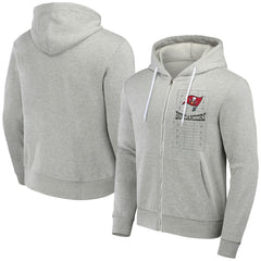 Tampa Bay Buccaneers NFL x Darius Rucker Collection Domestic Full-Zip Hoodie Heather Gray - Fanatics