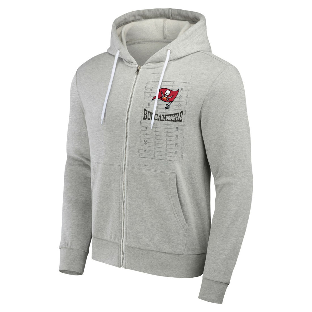 Tampa Bay Buccaneers NFL x Darius Rucker Collection Domestic Full-Zip Hoodie Heather Gray - Fanatics