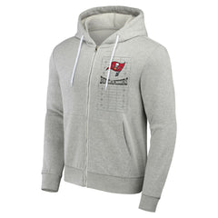 Tampa Bay Buccaneers NFL x Darius Rucker Collection Domestic Full-Zip Hoodie Heather Gray - Fanatics