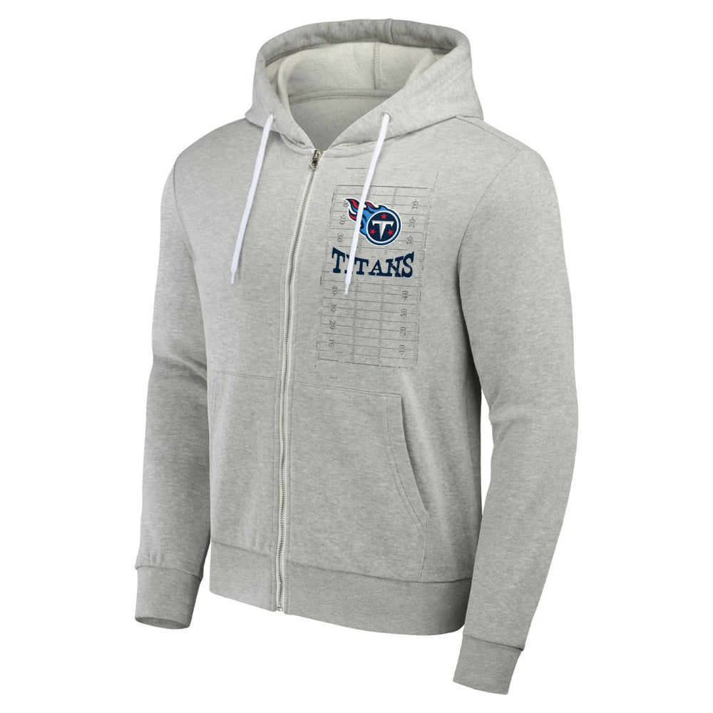 Tennessee Titans NFL x Darius Rucker Collection Domestic Full-Zip Hoodie Heather Gray - Fanatics