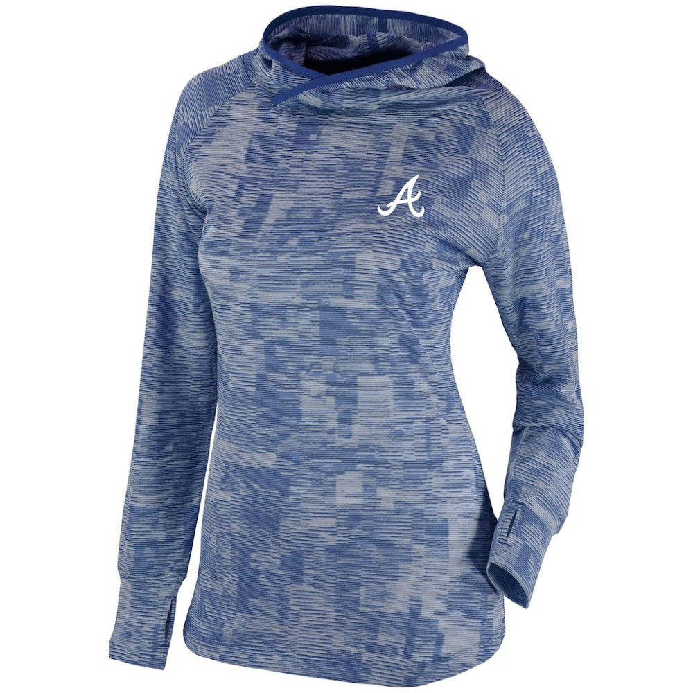 Atlanta Braves Columbia Women's Omni-Wick Sunday Ball Pullover Hoodie for sale