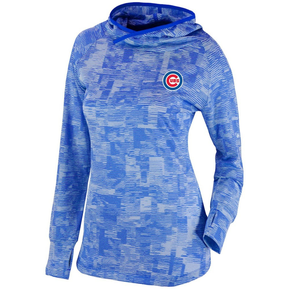 Chicago Cubs Columbia Women's Omni-Wick Sunday Ball Pullover Hoodie On Sale