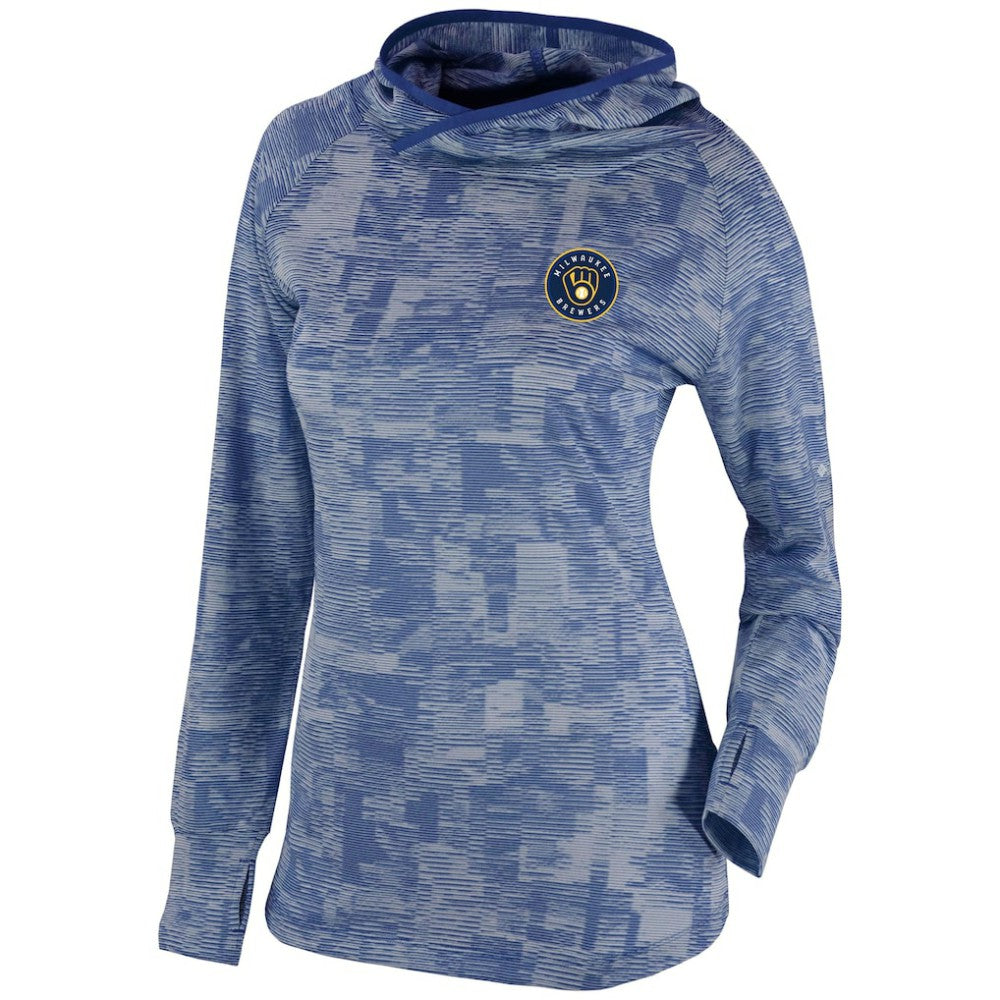 Milwaukee Brewers Columbia Women's Omni-Wick Sunday Ball Pullover Hoodie Lifestyle