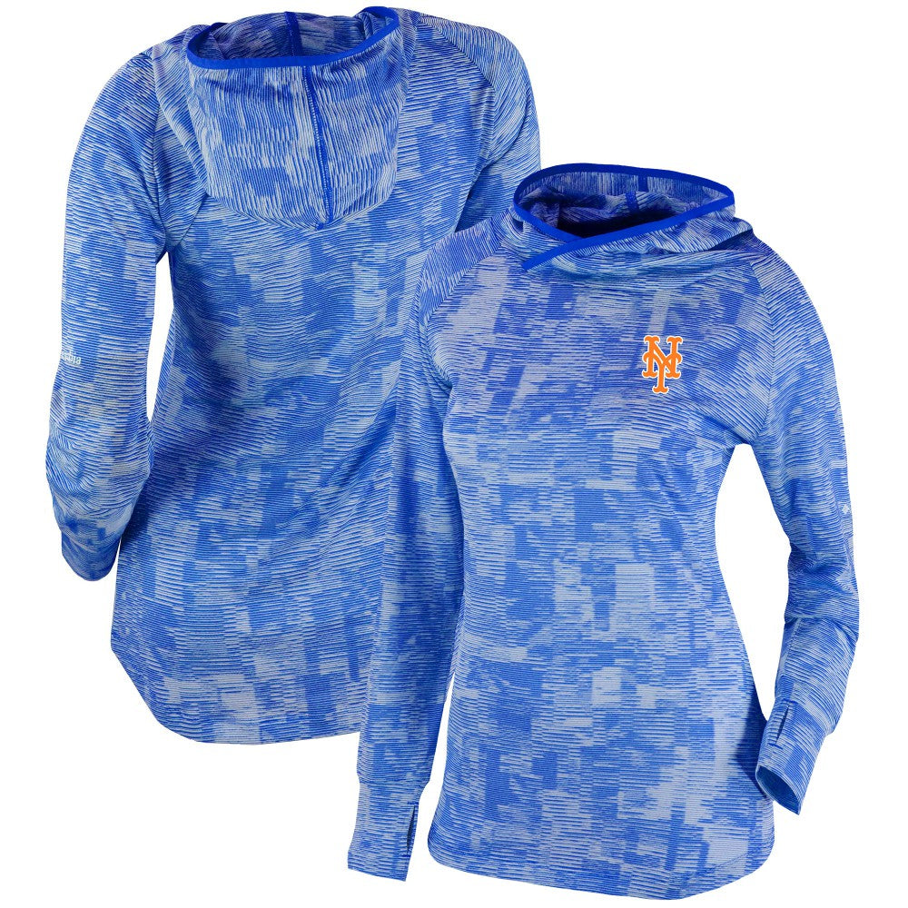 New York Mets Columbia Women's Omni-Wick Sunday Ball Pullover Hoodie Sale