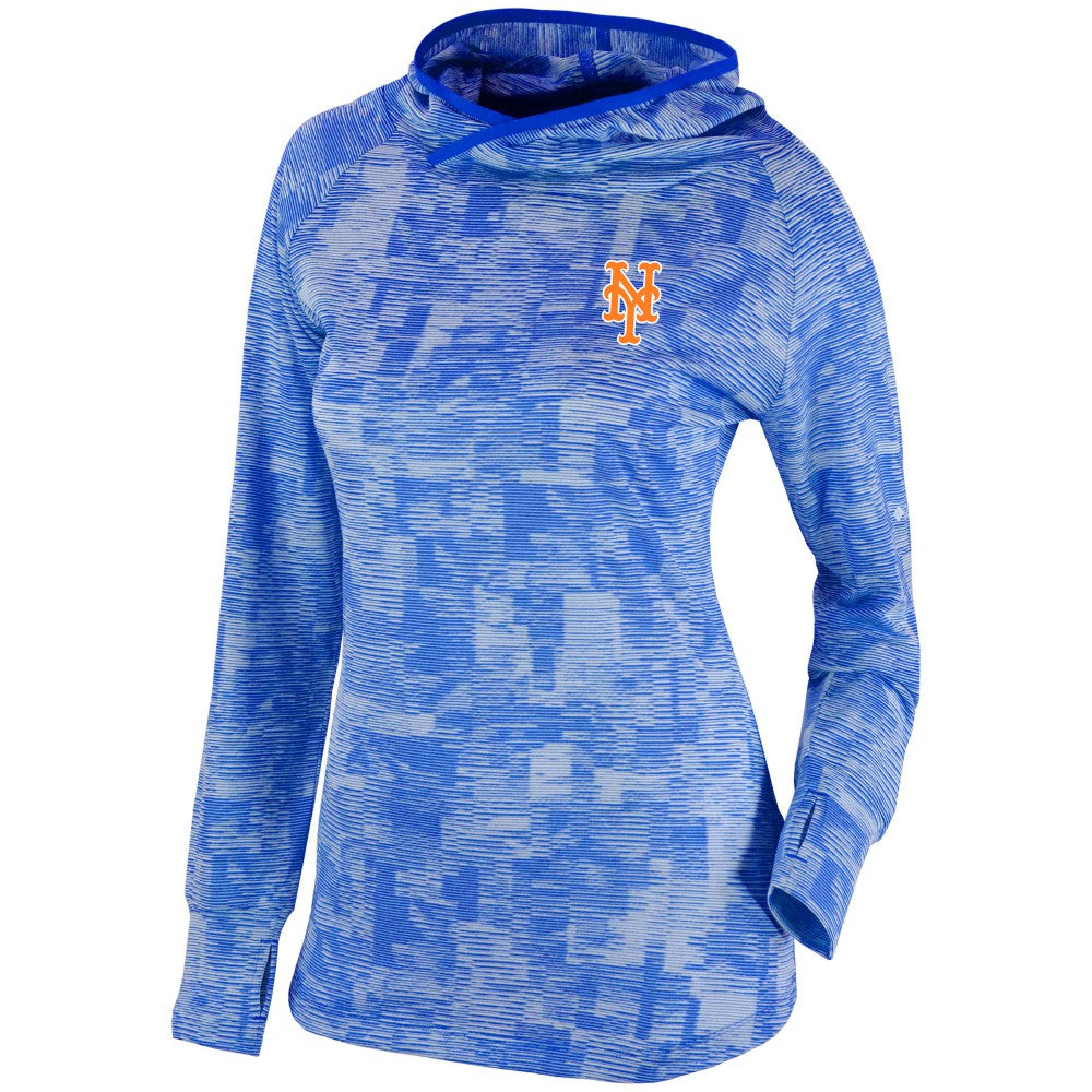 New York Mets Columbia Women's Omni-Wick Sunday Ball Pullover Hoodie Sale